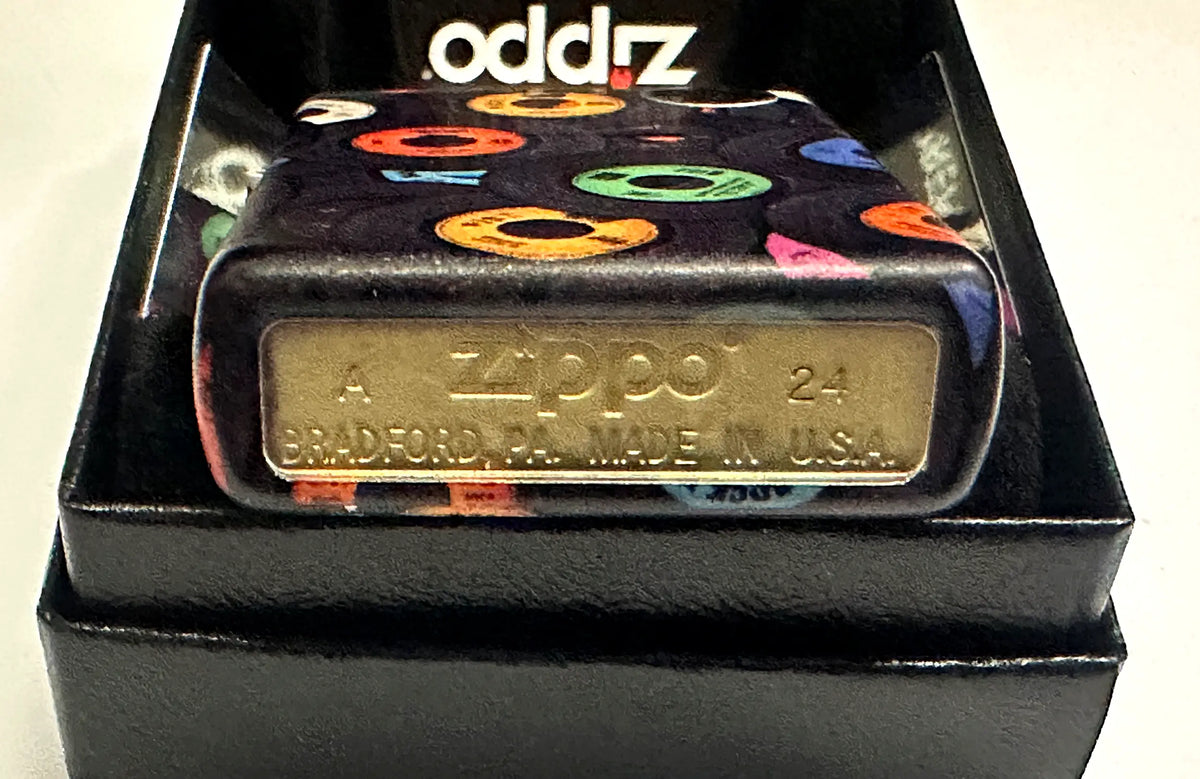 Zippo Records Design 540 Matte Windproof Lighter - Hers and His Treasures