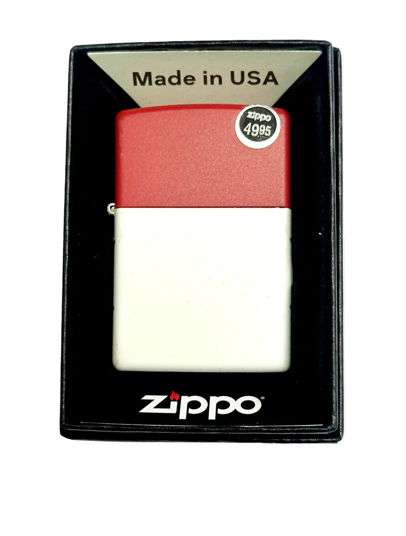 Zippo 47295 America's 250th Anniversary Red Top/White Bottom Zippo Lighter - Hers and His Treasures
