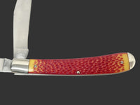 Remington UMC Red and Yellow Delrin Banana Trapper Pocket Knife | USA - Hers and His Treasures