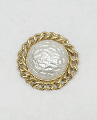 1969 Sarah Coventry Baroque Goddess Pearl Brooch Pin - Hers and His Treasures