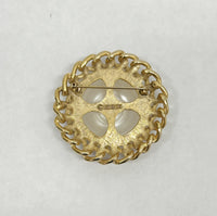 1969 Sarah Coventry Baroque Goddess Pearl Brooch Pin - Hers and His Treasures