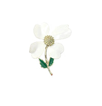 1969 Sarah Coventry Dogwood Flower Brooch - Hers and His Treasures