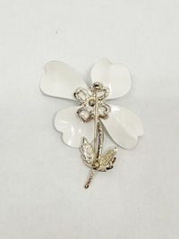 1969 Sarah Coventry Dogwood Flower Brooch - Hers and His Treasures