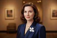 1969 Sarah Coventry Dogwood Flower Brooch - Hers and His Treasures