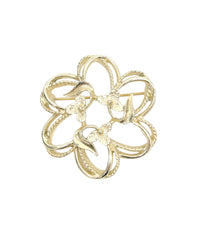 1974 Sarah Coventry Gold Tone Fleurette Brooch Pin - Hers and His Treasures