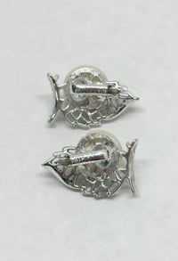 1970's Sarah Coventry Nature's Pearl Clip-On Earrings - Hers and His Treasures