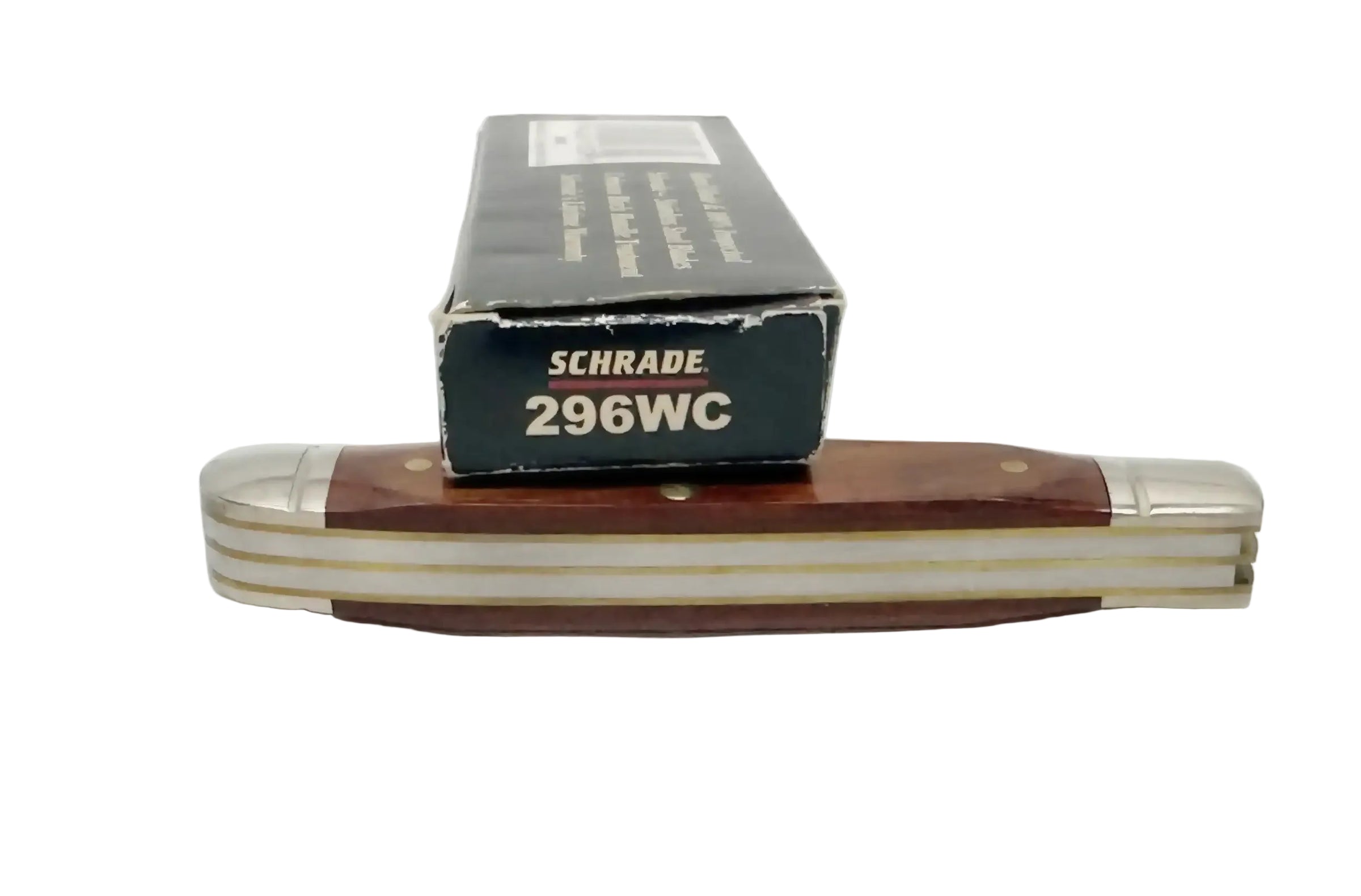 Schrade+ USA LTD 296WC Crimson Birch Woodcraft Series Trapper Knife - Hers and His Treasures