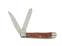 Schrade+ USA LTD 296WC Crimson Birch Woodcraft Series Trapper Knife - Hers and His Treasures