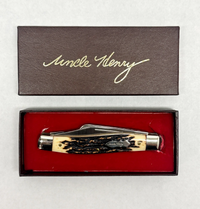 Schrade Uncle Henry 885UH Ranch King Stockman Pocket Knife - Hers and His Treasures