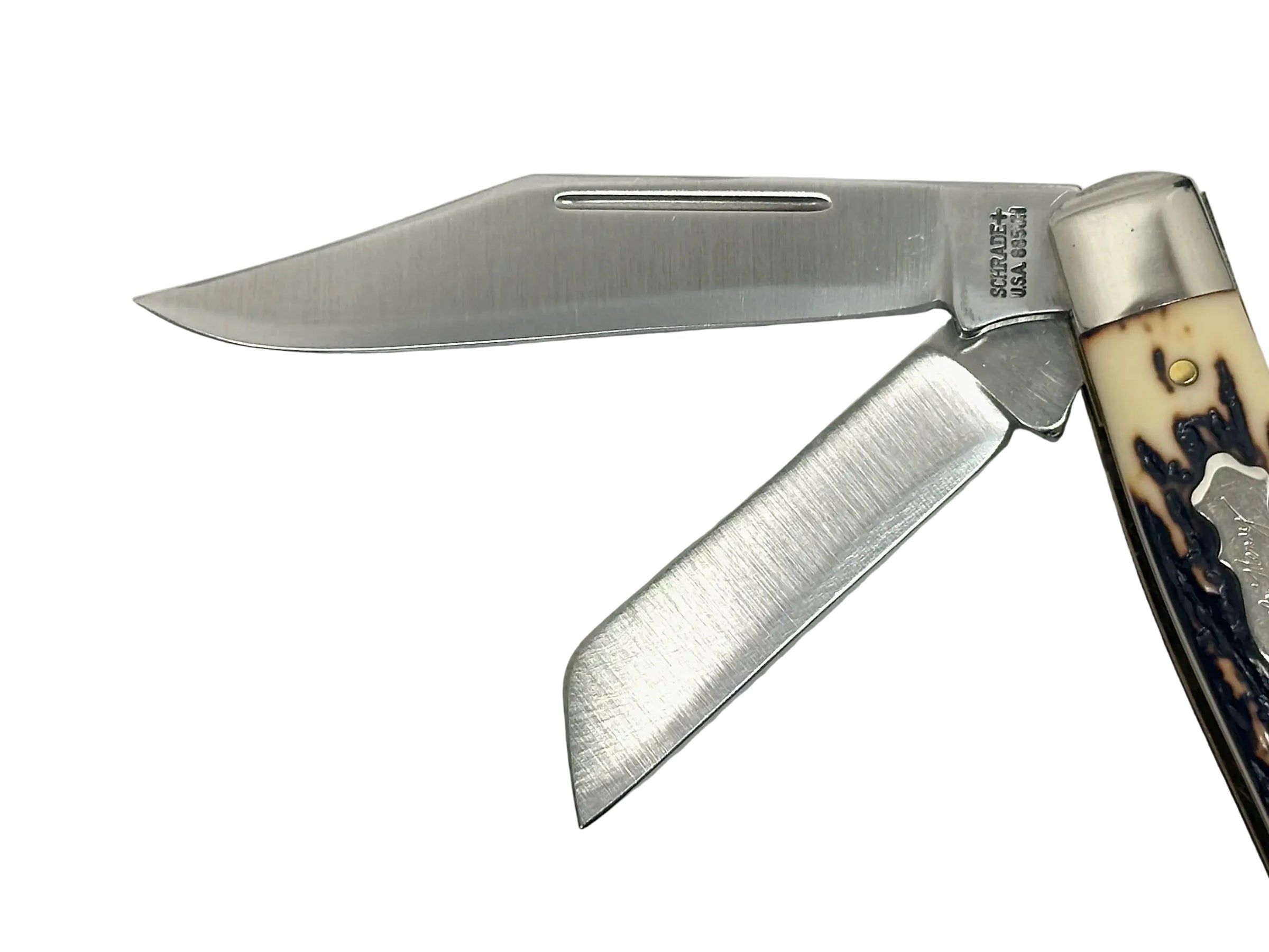 Schrade Uncle Henry 885UH Ranch King Stockman Pocket Knife - Hers and His Treasures