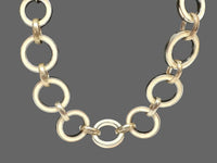 Reversible White House Black Market Chain Link Chunky Necklace - Hers and His Treasures