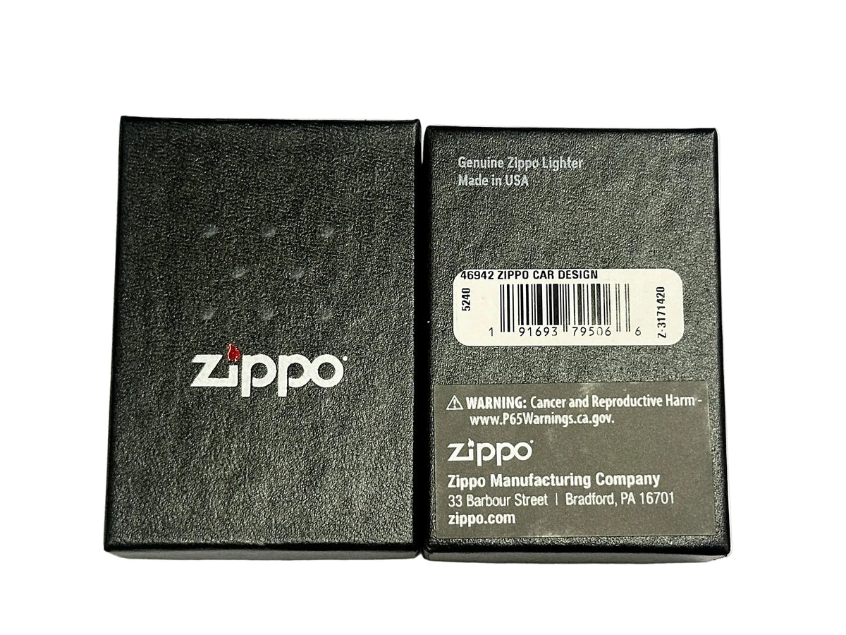 Zippo Car Design 46942 Navy Matte Zippo Lighter - Hers and His Treasures