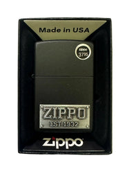 Zippo License Plate Emblem Lighter 48689 - Hers and His Treasures