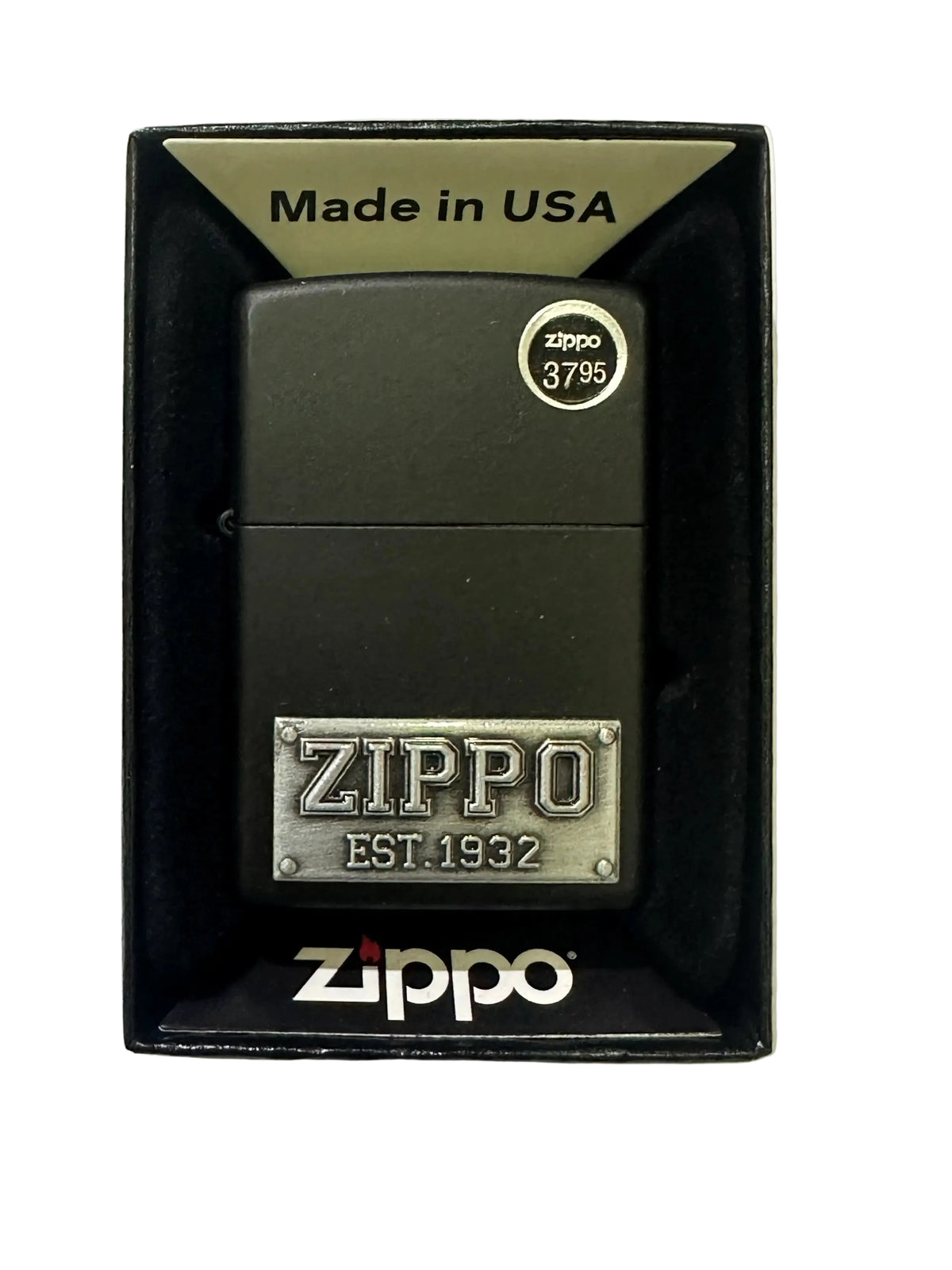 Zippo License Plate Emblem Lighter 48689 - Hers and His Treasures