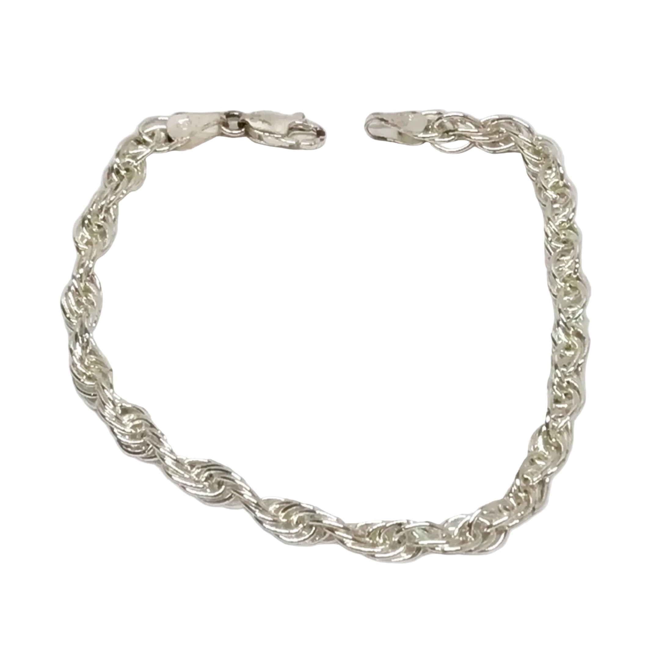 ヴィンテージブレスレット silver 925 italy 925 Sterling Silver Chain 8