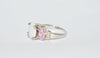 Opal And Pink CZ Sterling Silver .925 Ring - Hers and His Treasures