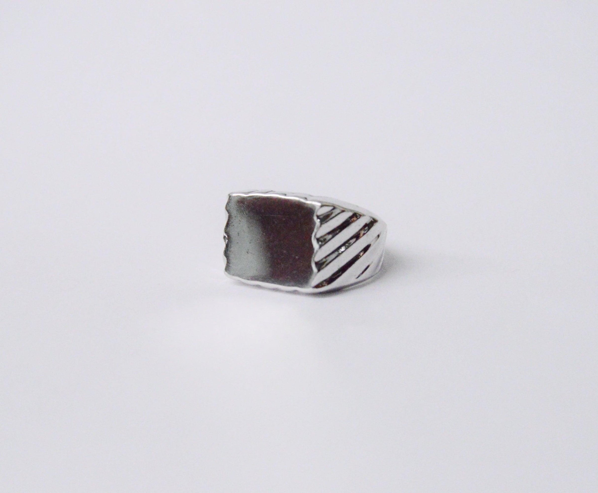 Signet .925 Sterling Silver Ring - Hers and His Treasures
