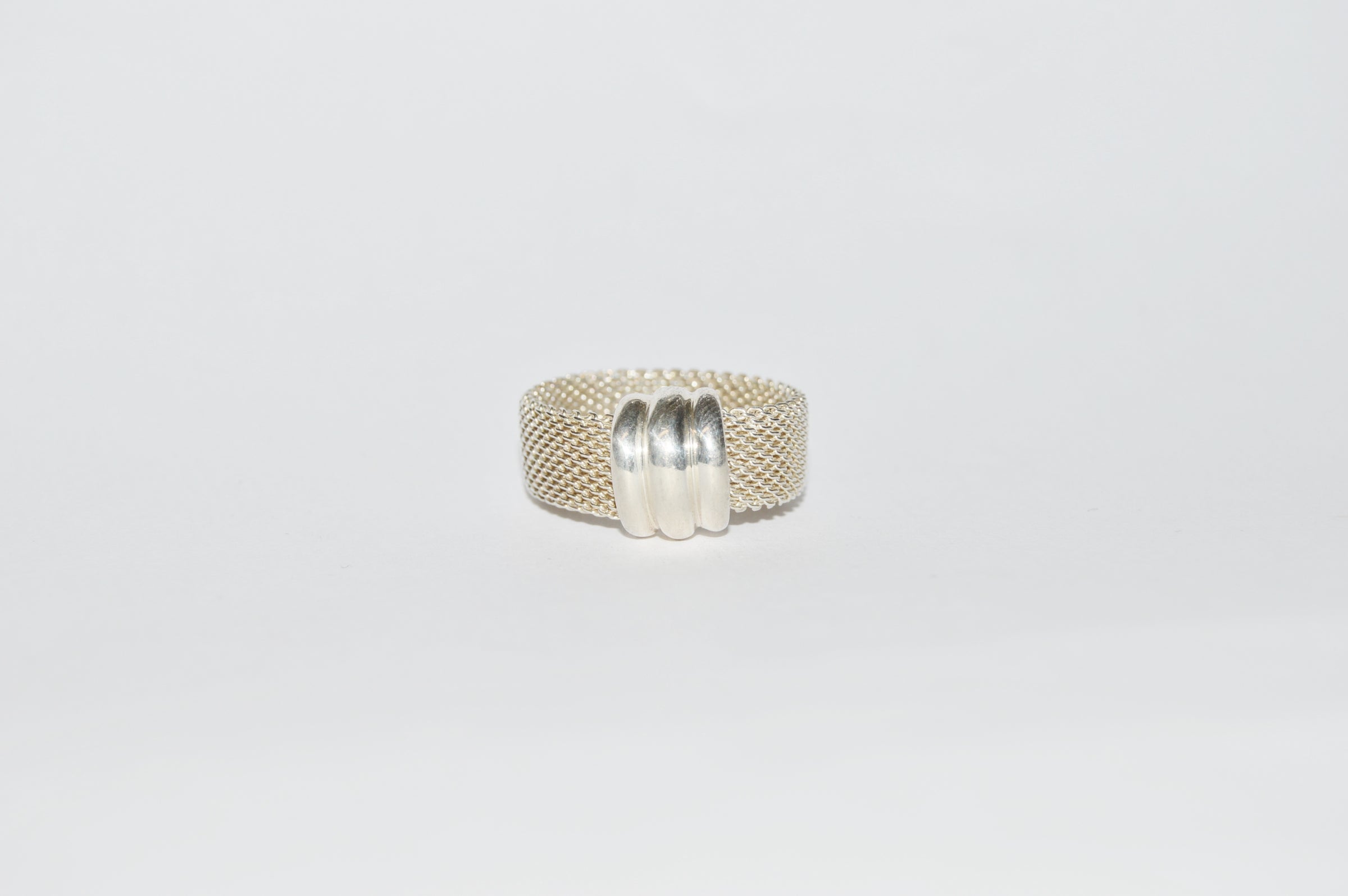 ESPO/SIG Sterling Silver .925 Mesh Band Ring www.hersandhistreasures.com/collections/sterling-silver-jewelry