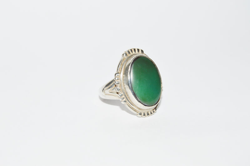 Jade .925 Sterling Silver Ring www.hersandhistreasures.com/collections/sterling-silver-jewelry