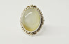 Vintage Nepal Moonstone .925 Sterling Silver Ring - Hers and His Treasures