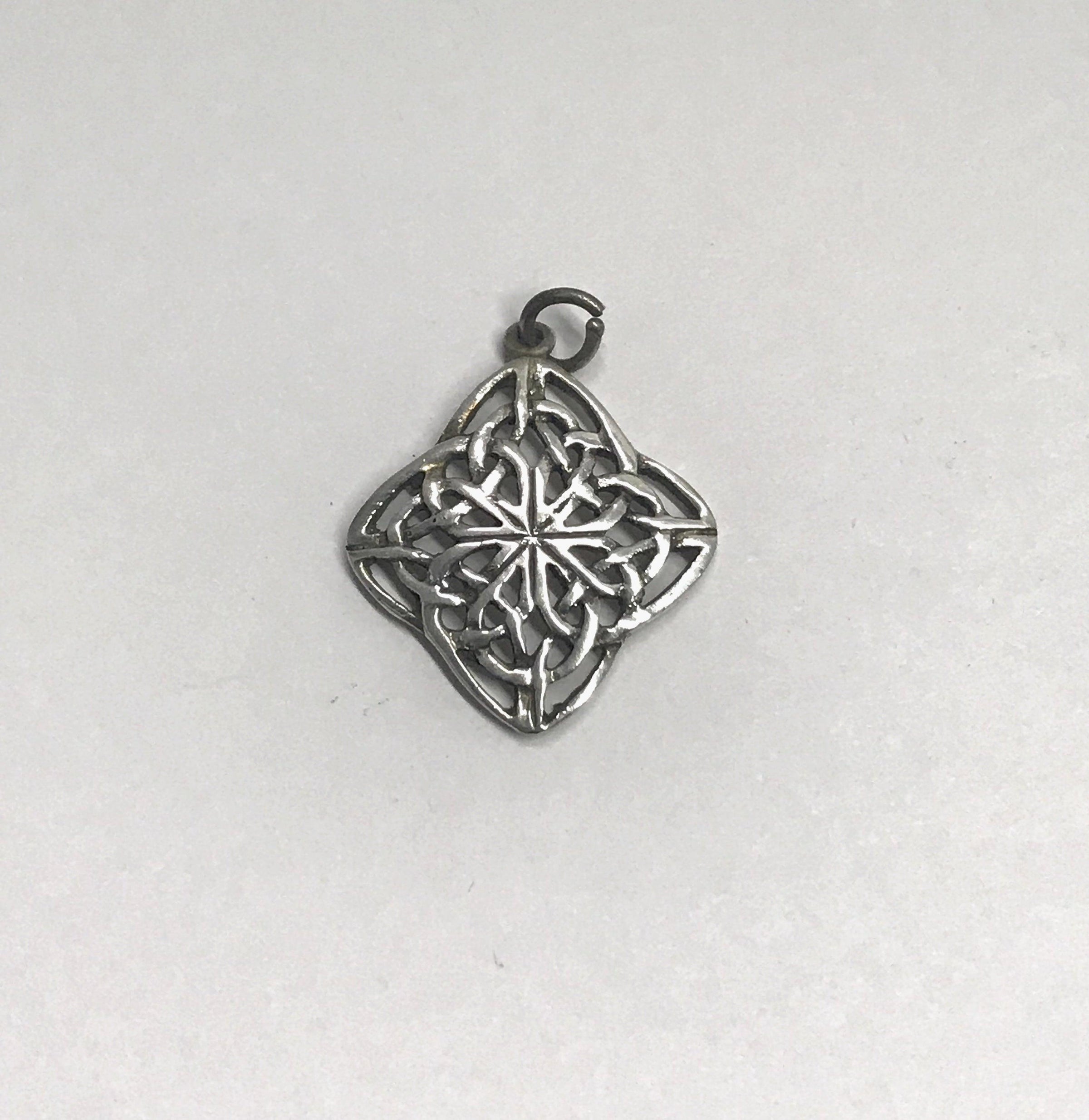 Sterling Silver Celtic Knot Necklace Pendant - Hers and His Treasures