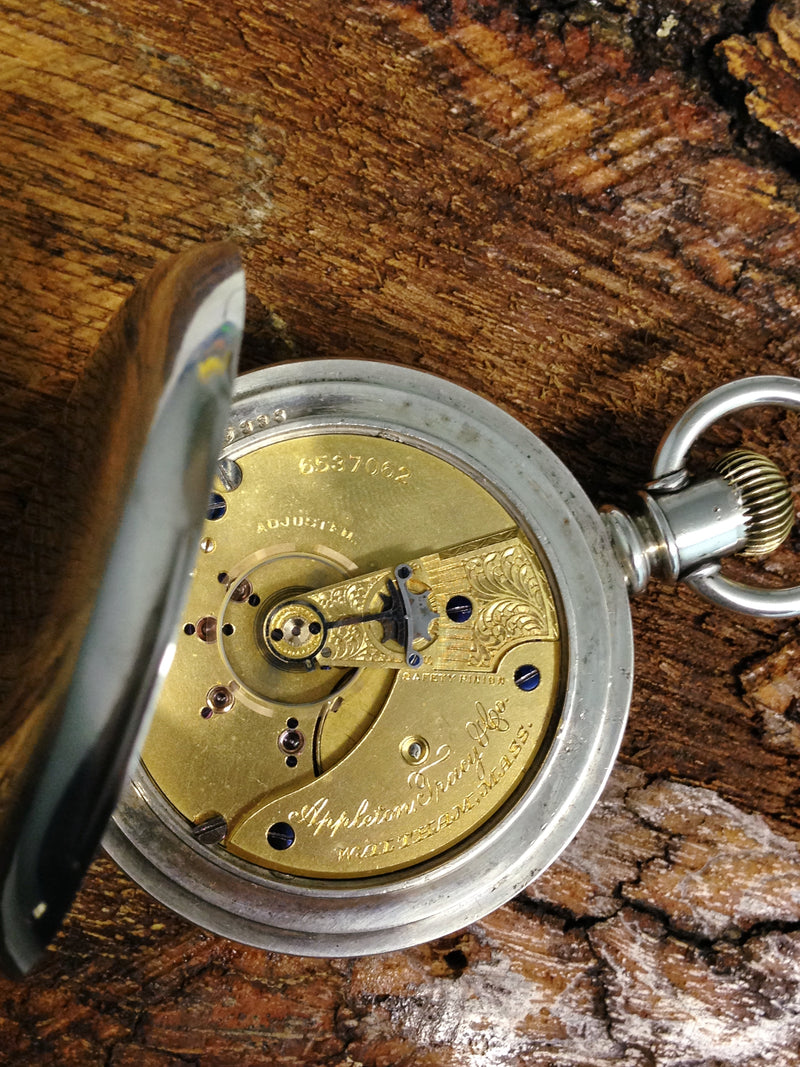 Antique 1894 American Waltham Watch Co Appleton Tracy & Co 18S Pocket Watch