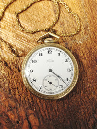 1926 Illinois Watch Co Illinois Sterling 12S 17J Pocket Watch www.hersandhistreasures.com/collections/watches-pocket-watches