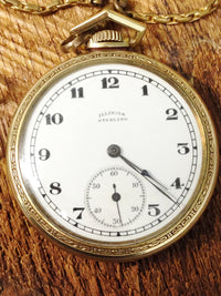 1926 Illinois Watch Co Illinois Sterling 12S 17J Pocket Watch