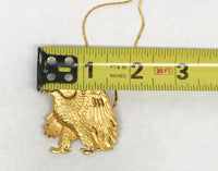 Vintage Gold Tone American Bald Eagle Necklace 22" - Hers and His Treasures