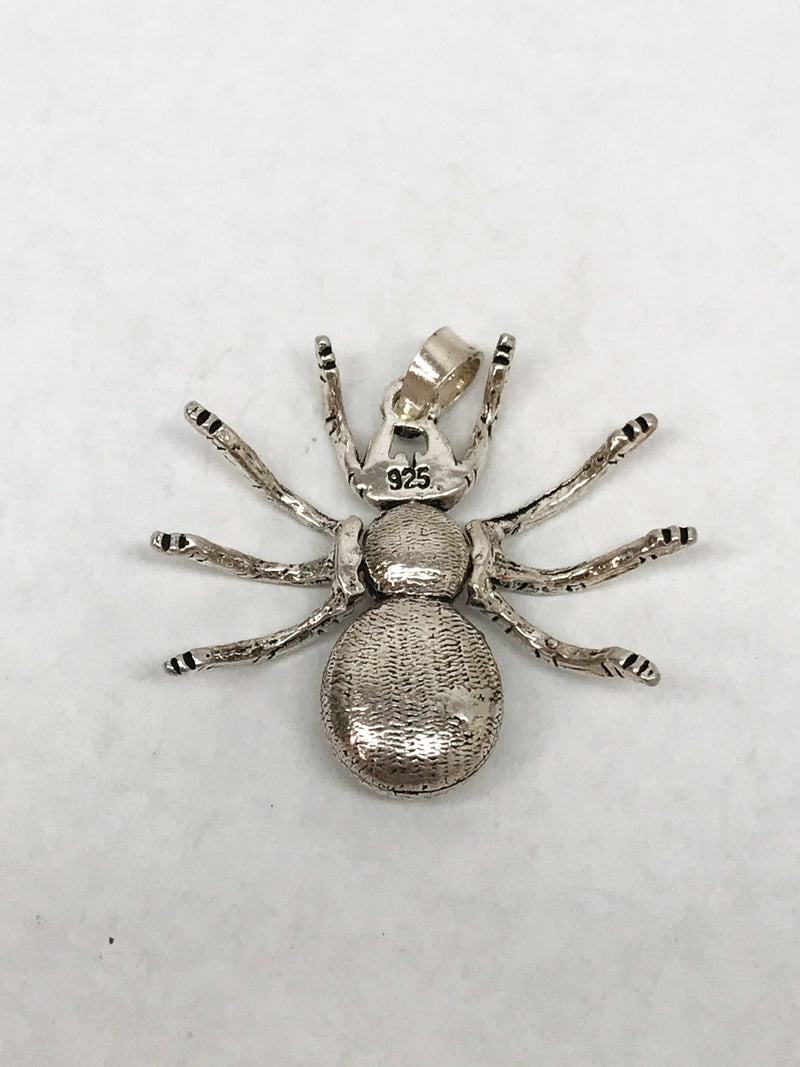Sterling Silver Spider Pendant With Moving Parts - Hers and His Treasures