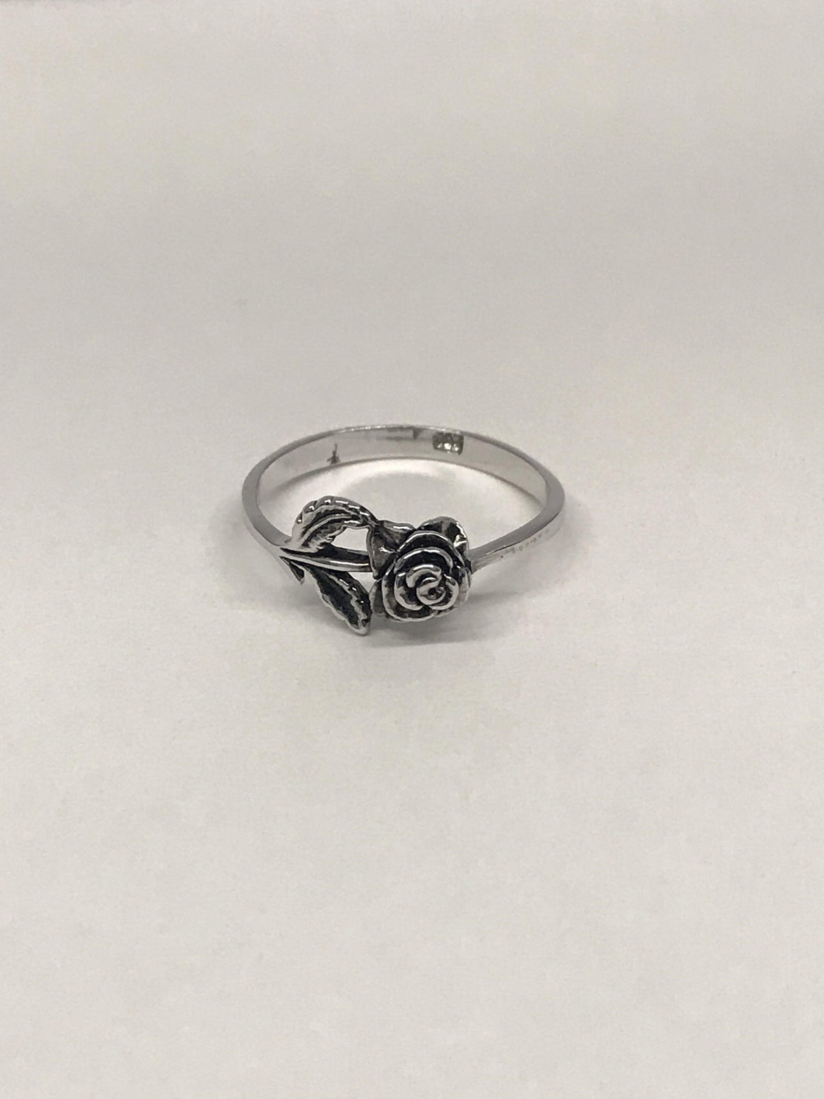 Rose Flower .925 Sterling Silver Ring - Hers and His Treasures