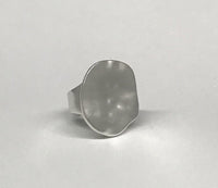 Vintage Kenneth Cole Large Hammered Sterling Silver Ring - Hers and His Treasures