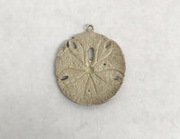 Vintage J&C Ferrara Co. Inc. Sand Dollar .925 Sterling Silver Pendant - Hers and His Treasures