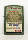 New 2019 221 2nd Amendment Rights Zippo Lighter - Hers and His Treasures