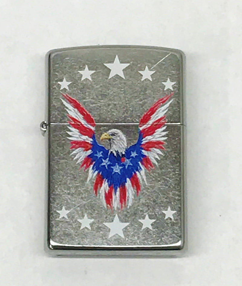 New 2019 Eagle Flag Zippo Lighter - Hers and His Treasures