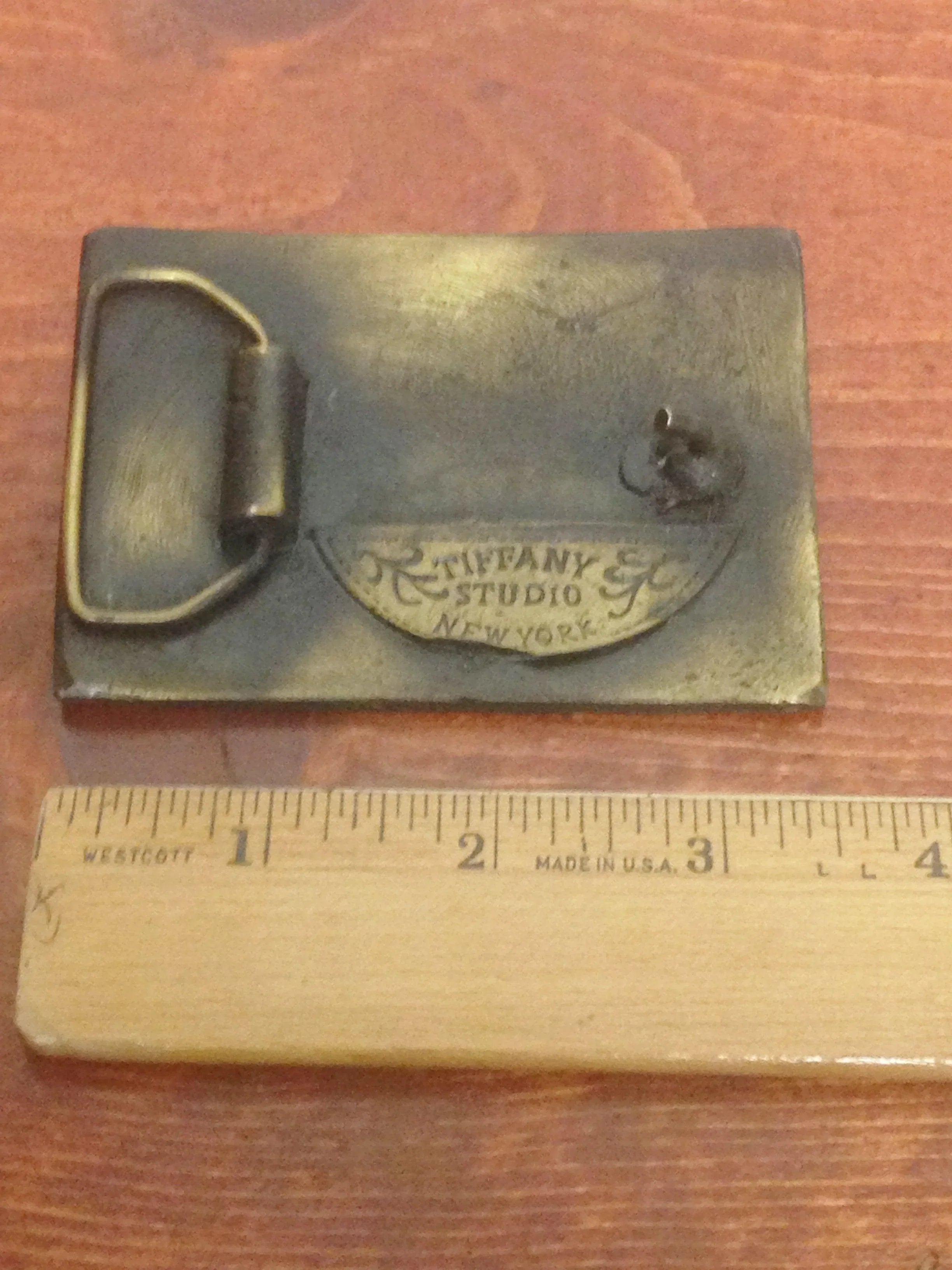 Coca-Cola Tiffany Studio ベルトバックル Tiffany Studio New York Brass Coca-Cola Belt Buckle – Hers and His