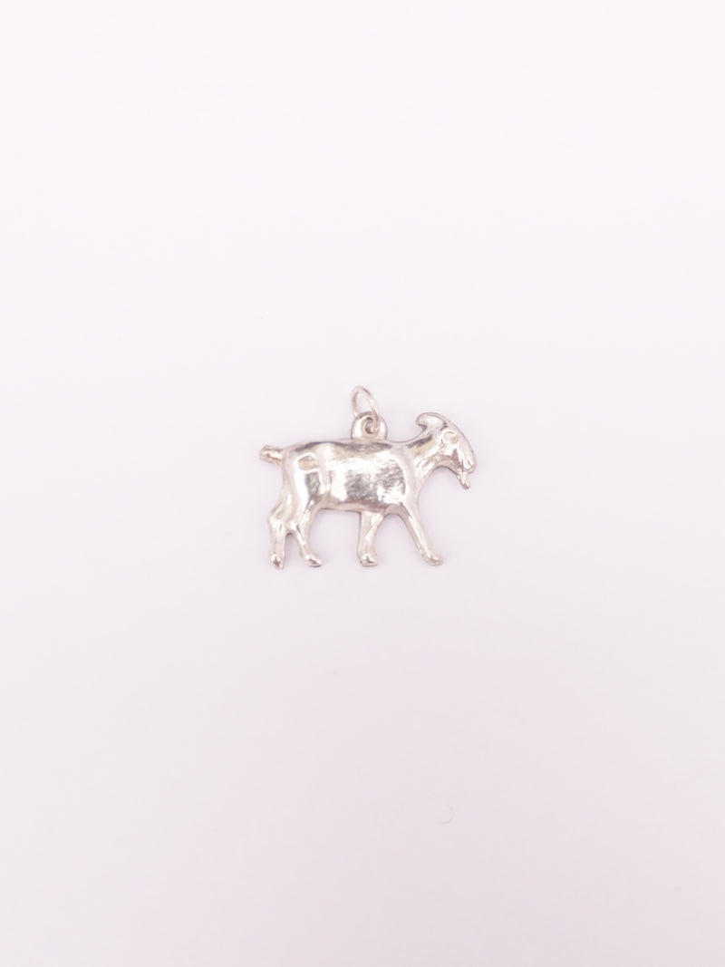 Goat Sterling Silver Vintage Charm
