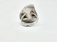 Mother of Pearl Bird Native American Ring - Hers and His Treasures