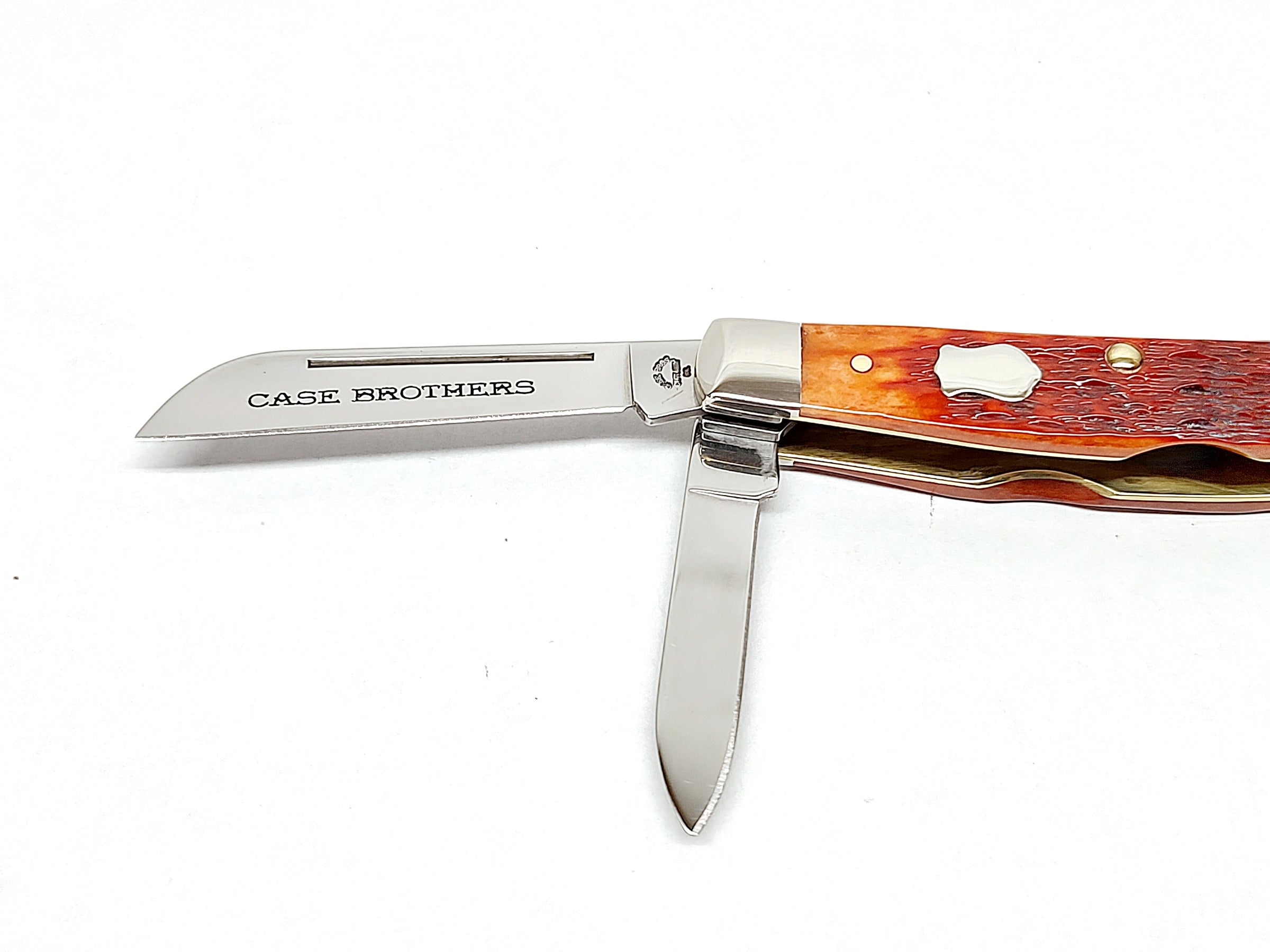 Case XX Brothers Bros. 64052 Chestnut Bone Congress Pocket Knife - Hers and His Treasures