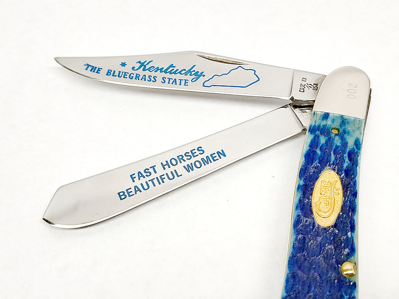 1989 Case XX 6240 Bluegrass State Fast Horses & Beautiful Women Knife - Hers and His Treasures
