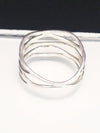 Sterling Silver Curved Loop Band - Hers and His Treasures