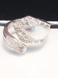 Sterling Silver Alvin Prince Eugene Spoon Ring - Hers and His Treasures