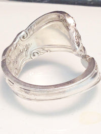 Sterling Silver Alvin Prince Eugene Spoon Ring - Hers and His Treasures