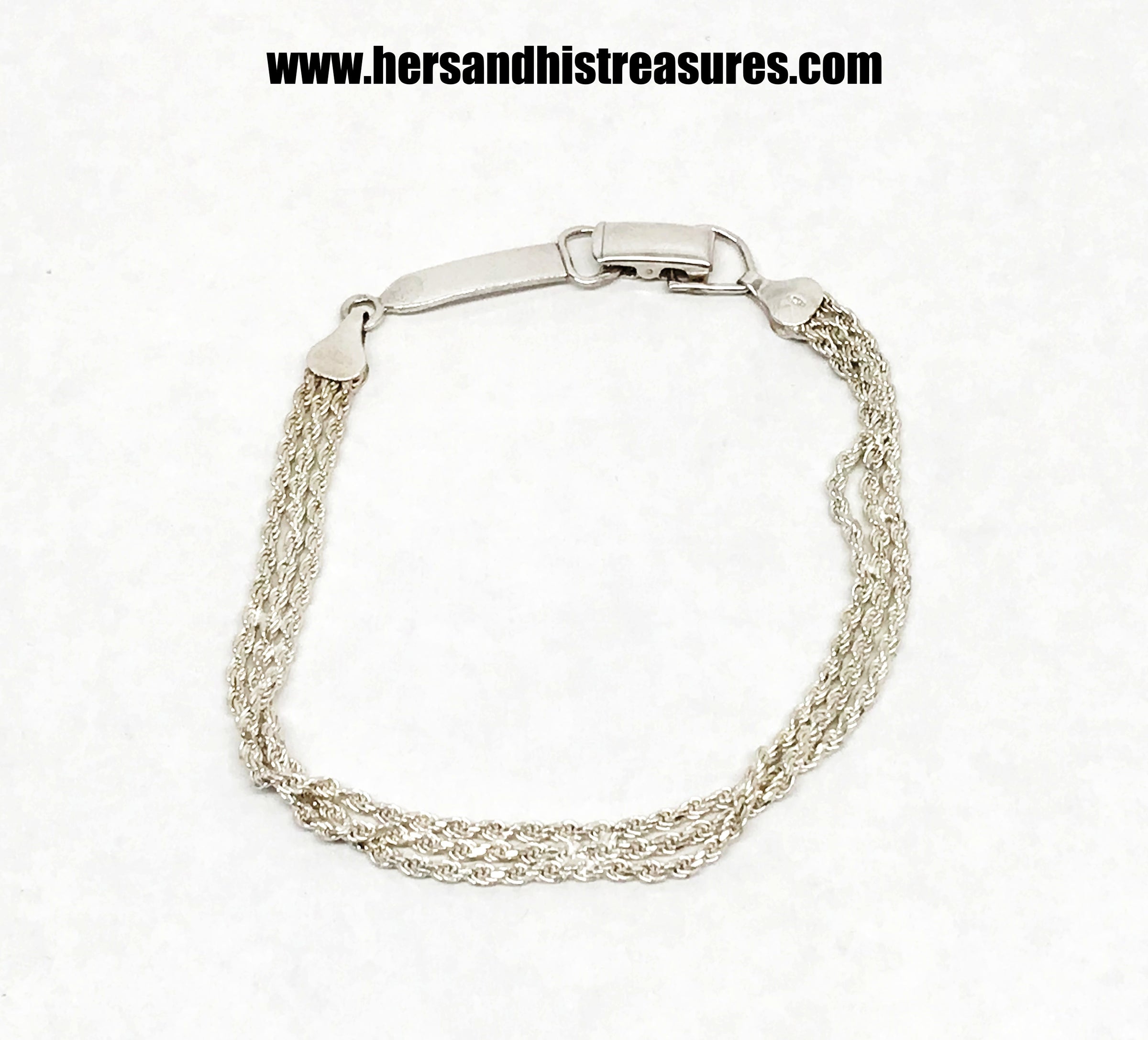 www.hersandhistreasures.com/products/925-sterling-silver-triple-rope-chain-bracelet-italy