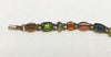 Vintage Liz Claibourne Faux Jeweled Gold Tone Link Bracelet - Hers and His Treasures