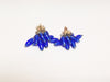 Accessocraft Blue Bead Screw Back Earrings - Hers and His Treasures