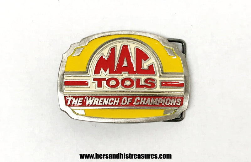 MAC Tools The Wrench of Champions The Great American Buckle Co. Belt Buckle | USA - Hers and His Treasures