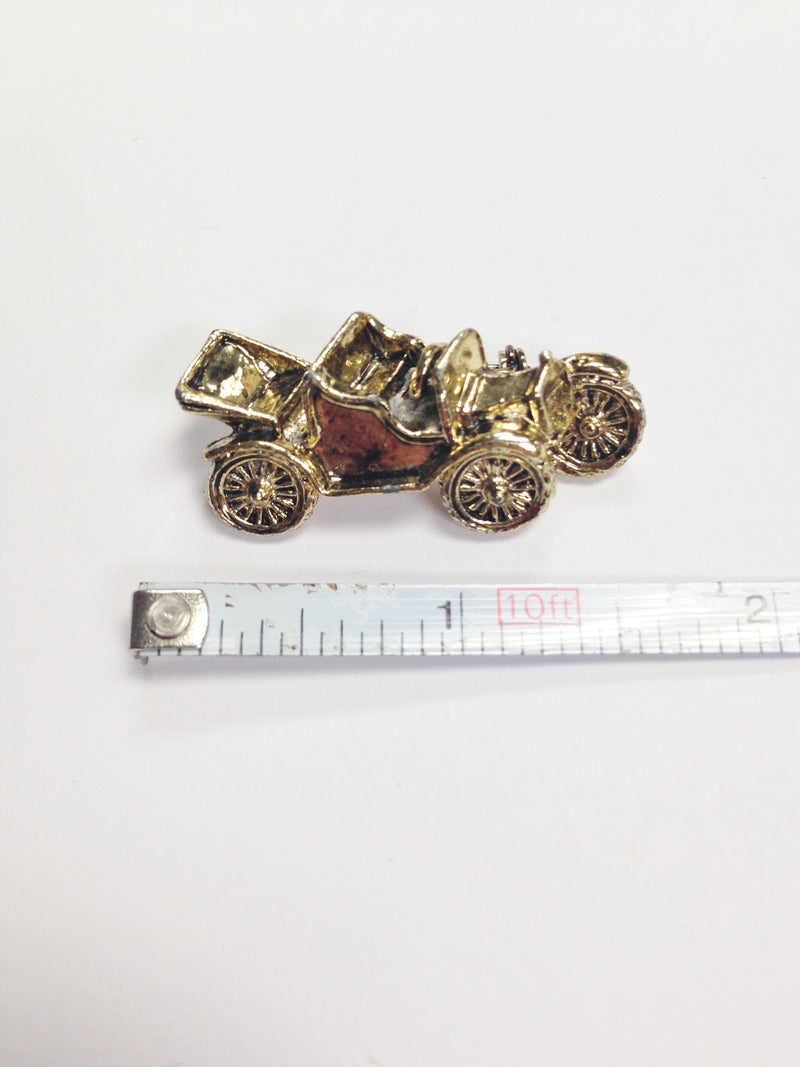 Gerry's Model T Automobile Gold Tone Brooch Pin