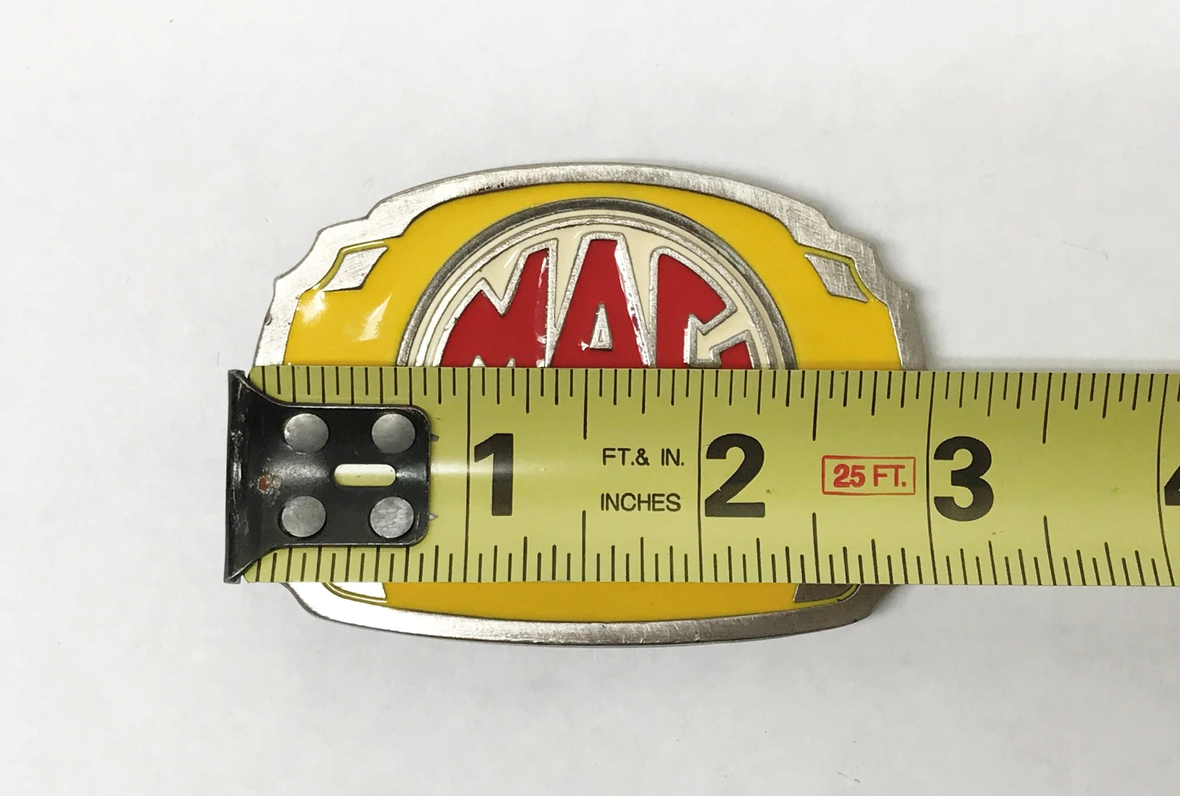 MAC Employee Belt Buckle Vintage McDonalds Employee Uniform Belt Size Medium 80s  main image 2