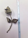 Giovanni Silver Toned Rose Brooch Pin